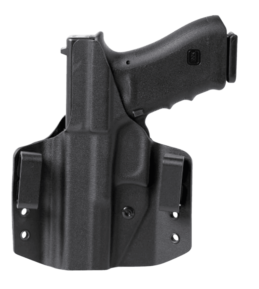 Uncle Mike's 54CCW69BGR CCW Holster OWB Black Boltaron Belt Slide Fits Sig P365 Right Hand