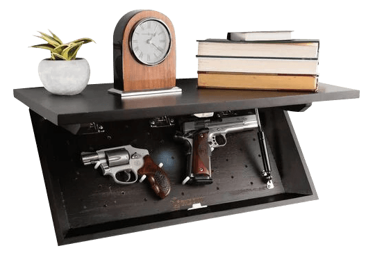 Lockdown 1117248 In-Plain-Sight Walnut Wood 24"x11.75"x3.25"