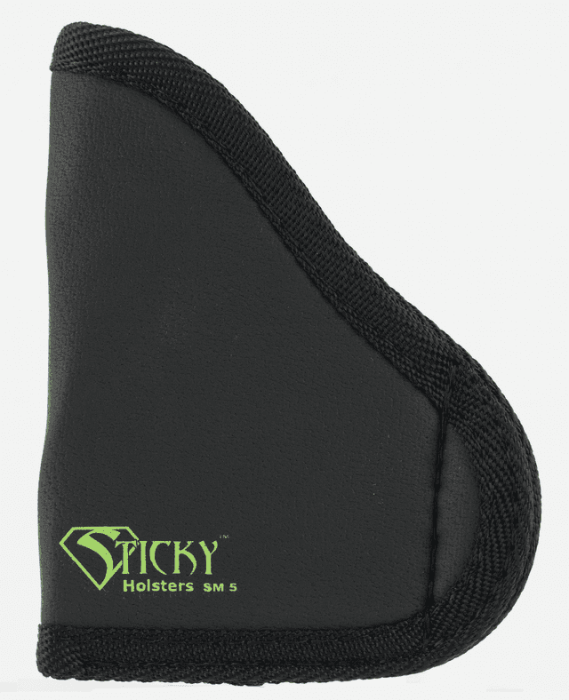Sticky Holsters SM5MODLAS SM-5 Size 5, Black Cordura/Foam, Compatible w/Glock 42 w/Laser, Sig P938 w/Laser, Right Hand