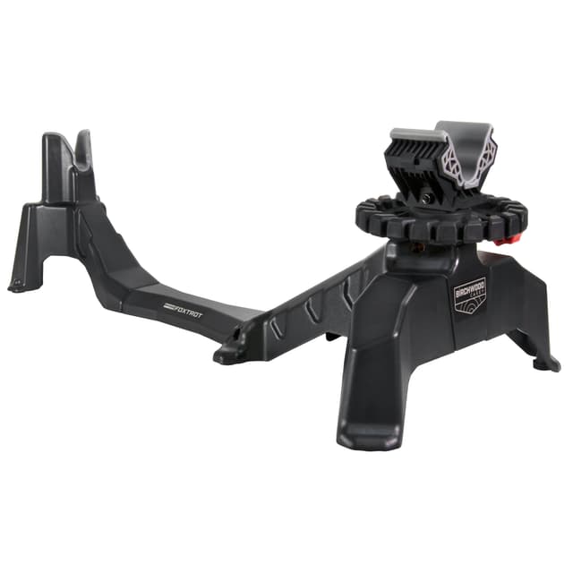 Birchwood Casey CSR Foxtrot Shooting Rest Black Non-Marring Material/Red Accents, Adjustable Elevation, Removeable Center Section for Pistols & Rifles
