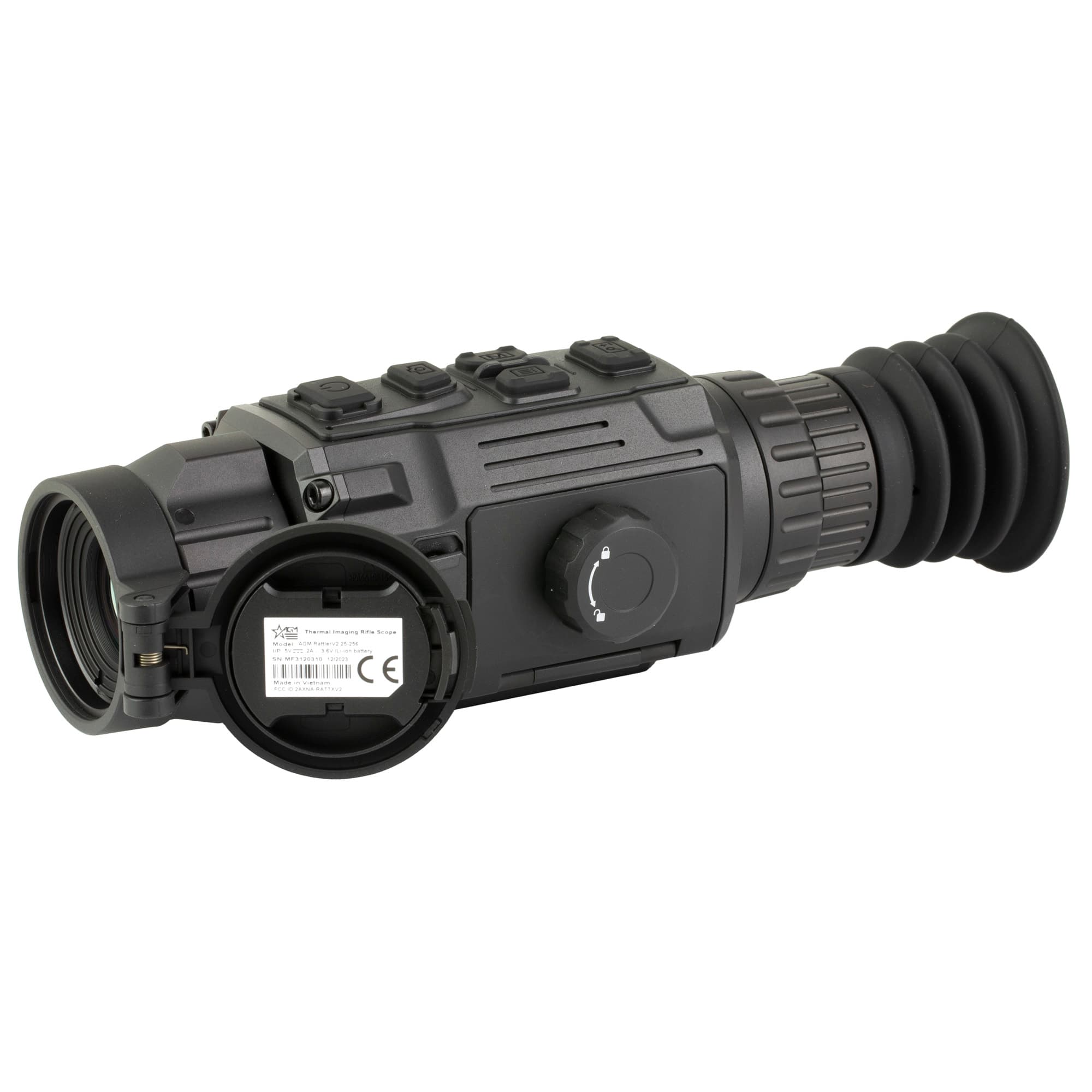 Agm Global Vision Rattler V2 Thermal Scope 3.5-28x Digital Zoom 256x192 50 Hz