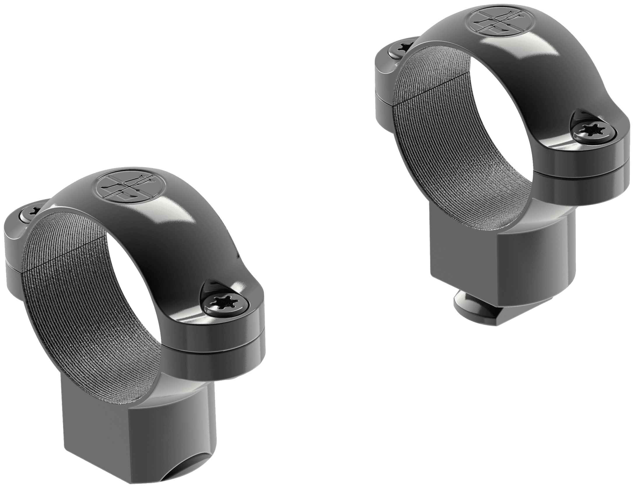 Leupold STD Scope Rings Gloss 1 in High Machined Steel Windage Adjustment