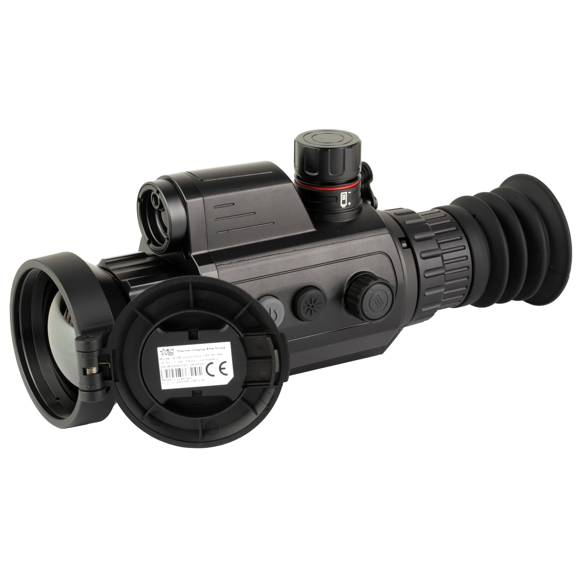 AGM Global Vision Varmint V2 Thermal 50mm LRF 384x288 4.5x Optical 1x-8x Zoom Reticles