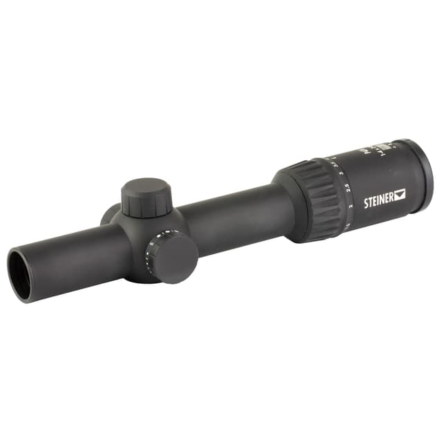 Steiner P4Xi 1-4x24mm 30mm Tube Illuminated P3TR Reticle Scope for AR Patrol Rifles