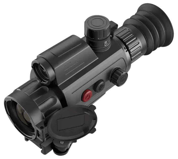 AGM Global Vision 3142555305RA31 Varmint LRF TS35-640 Thermal Rifle Scope Black 2-16x35mm Multi Reticle, 1x/2x/4x/8x Zoom, 640x512 50 Hz Resolution, Features Laser Rangefinder