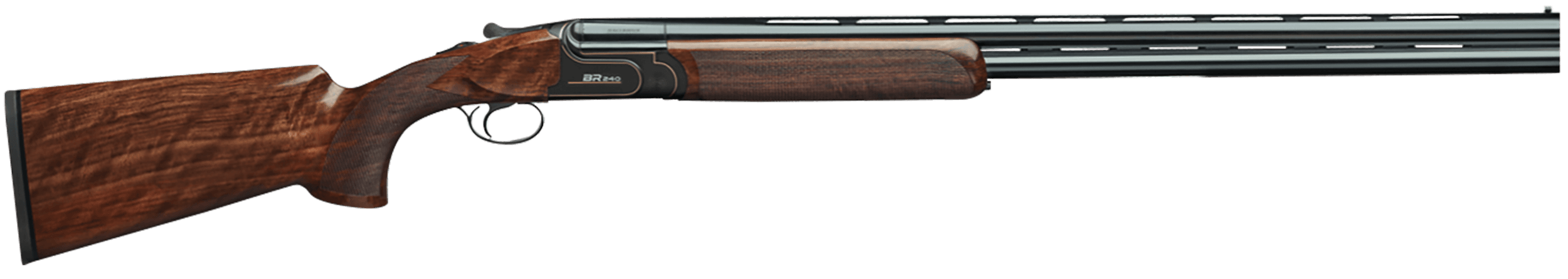 Rizzini USA 3602-2030AC BR240 Sporting 20 Gauge 30" Nickel Chrome Steel Receiver Engraved Wood Stock