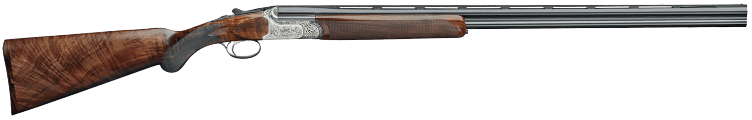 Rizzini USA 2201-2029 BR220 Field 20 Gauge 29" Nickel Chrome Coin Anodized Steel Steel Receiver Engraved Grade 2.5 Turkish Walnut Wood Stock