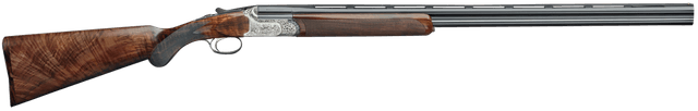 Rizzini USA 2201-2828 BR220 Field 28 Gauge 28" Nickel Chrome Coin Anodized Steel Steel Receiver Engraved Grade 2.5 Turkish Walnut Wood Stock