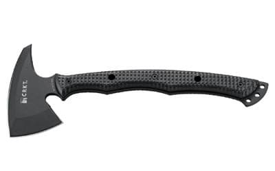 CRKT 2725 Kangee T-Hawk 2.93" Blade Axe w/Spike SK-5 Steel Blade Black Textured GRN Handle 13.75" Long Tomahawk w/Spike