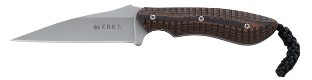CRKT 2388 S.P.E.W. 3" Fixed Wharncliffe Plain Bead Blasted Black/Brown Blade/G10 Black/Brown G10 Handle Includes Sheath