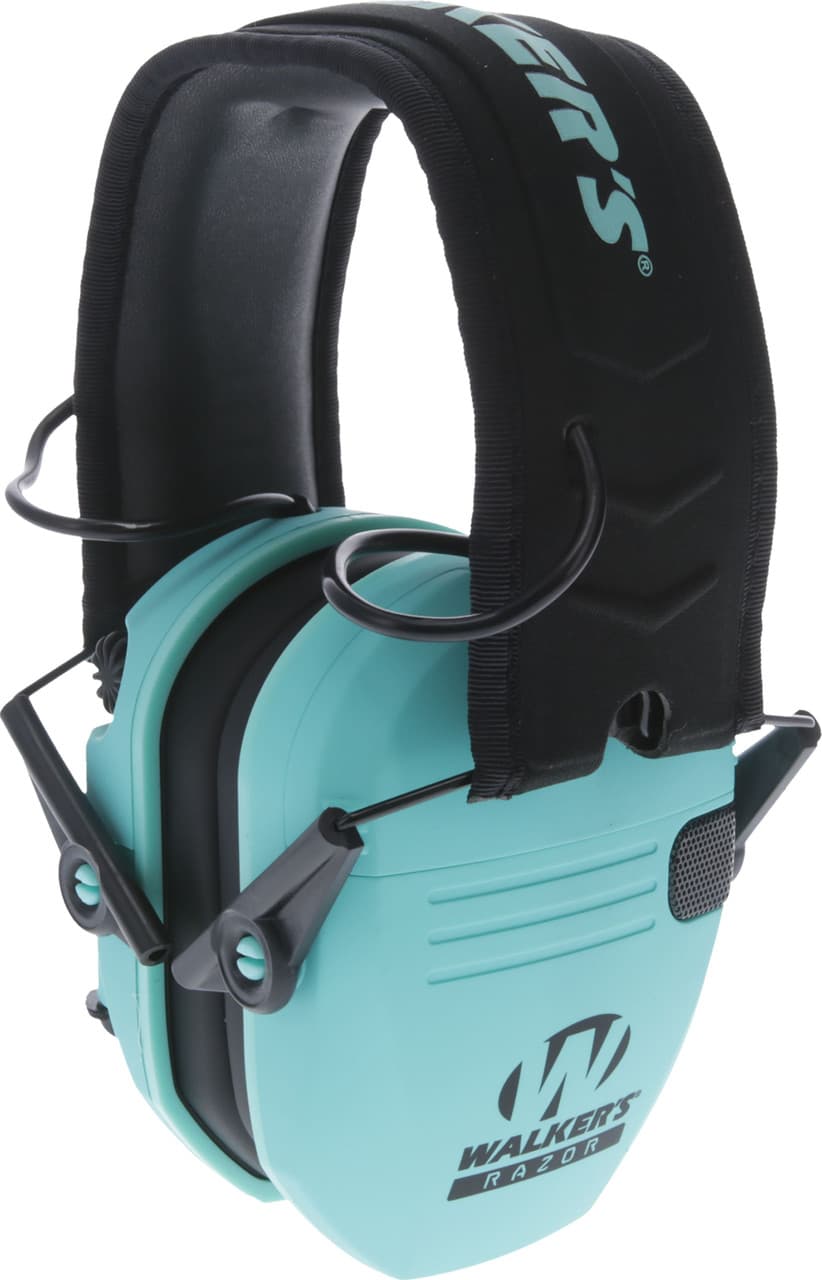 WALKER'S RAZOR SLM ELEC MUFF TEAL