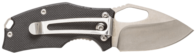 Smiths Products 51119 Lil Choncho 2.20" Folding Drop Point Plain Polished 400 SS Blade/Black G10 Handle Includes Pocket Clip