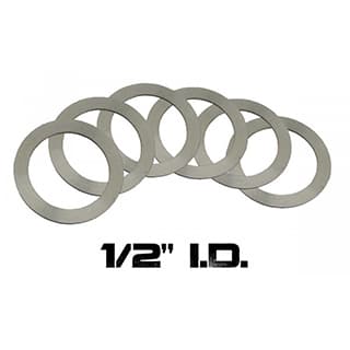 Yankee Hill Machine AR15 Barrel Shim Set 1/2 Inner Diameter for Muzzle Devices