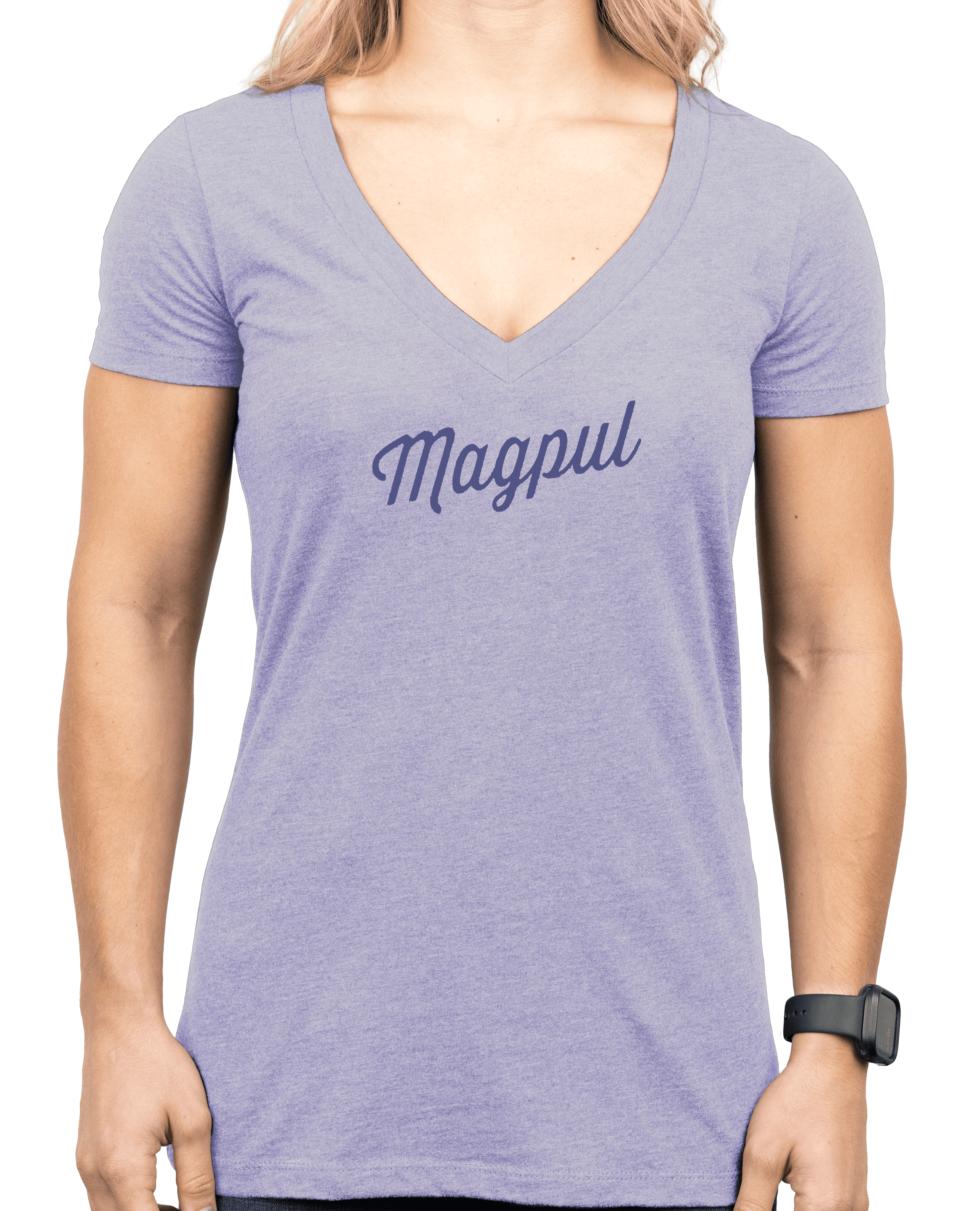 Magpul MAG1336-530-3X Rover Script Women's Orchid Heather Cotton/Polyester Short Sleeve 3XL