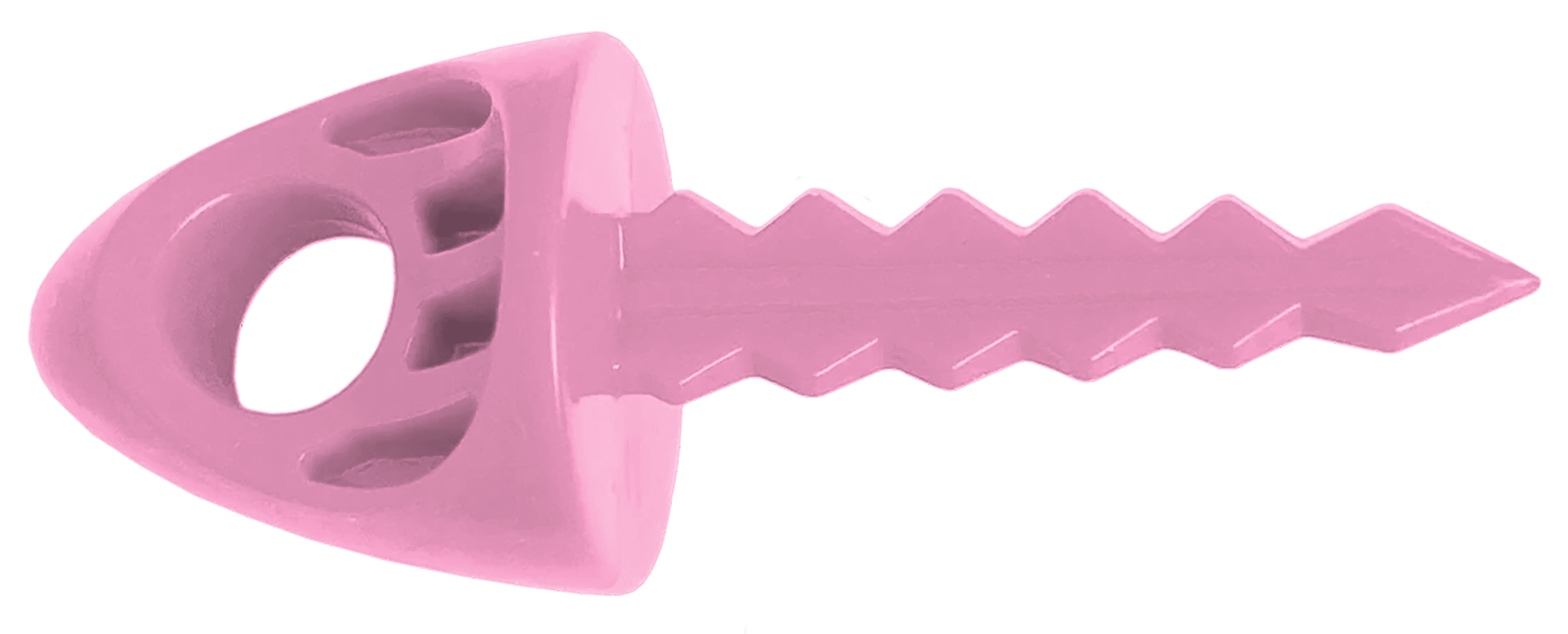Targettack Llc Targettack Pink Polycarbonate Plastic 1" For Paper/Vinyl Targets 6 Pack