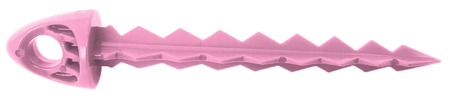 Targettack Llc Targettack Pink Polycarbonate Plastic 3" For Paper/Vinyl Targets 6 Pack