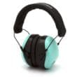 Pyramex VGPM8063C Venture Gear V80 Muff Foam 26 dB 32 dB Over the Head Orange Black/Teal Adult 1 Pair