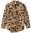 Browning Wasatch-CB Shirt Button-Front 2 Pocket Vintage Tan Camo M