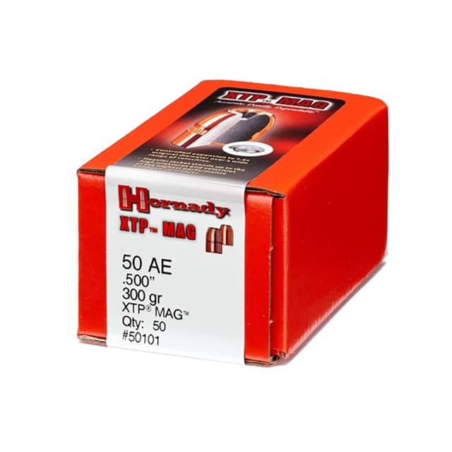 Hornady 50101 XTP Mag 50 Cal .500 300 gr Hollow Point 50 Per Box/ 15 Case