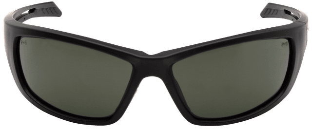 Pyramex VGSB1322T Howitzer Glasses Forest Gray Lens Anti-Fog Black Frame
