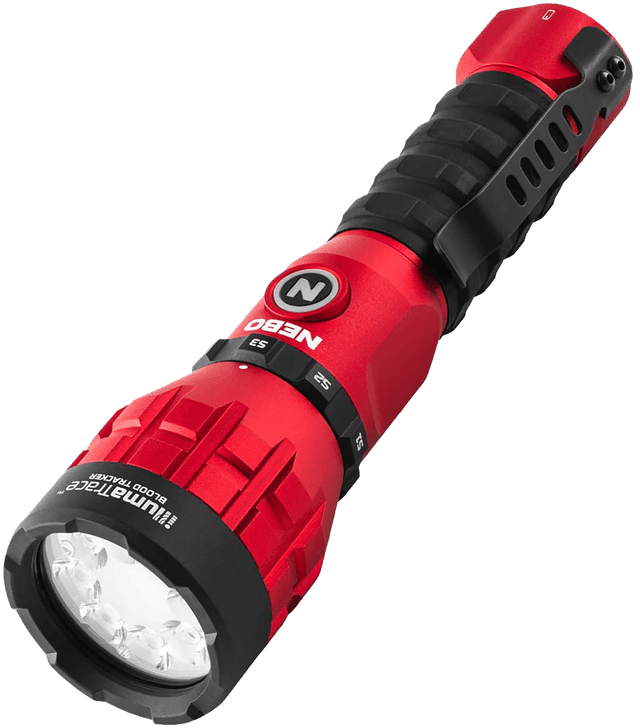Alliance Consumer Group Illumatrace Blood Tracker Flashlight Red 150/170 Lumens LED USB-C