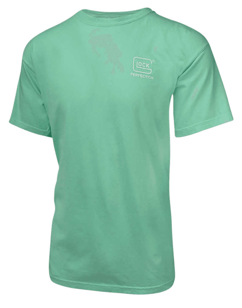 Glock AA75139 Crossover Turquoise Cotton Short Sleeve Large