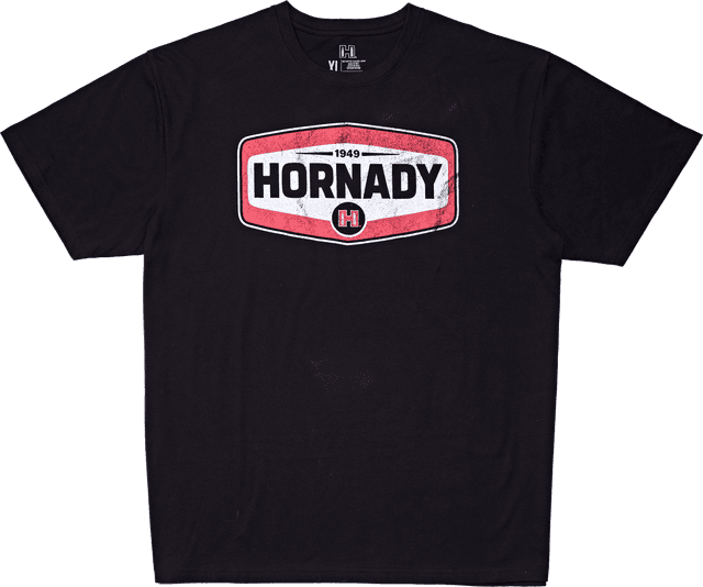HORN 99607XXL HORNADY BLACK TSHIRT 2X