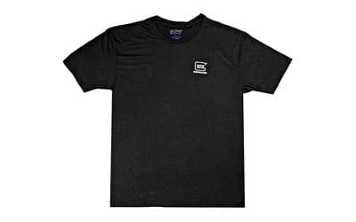 Glock AA11004 Perfection Black Pre-Shrunk Cotton Short Sleeve Medium