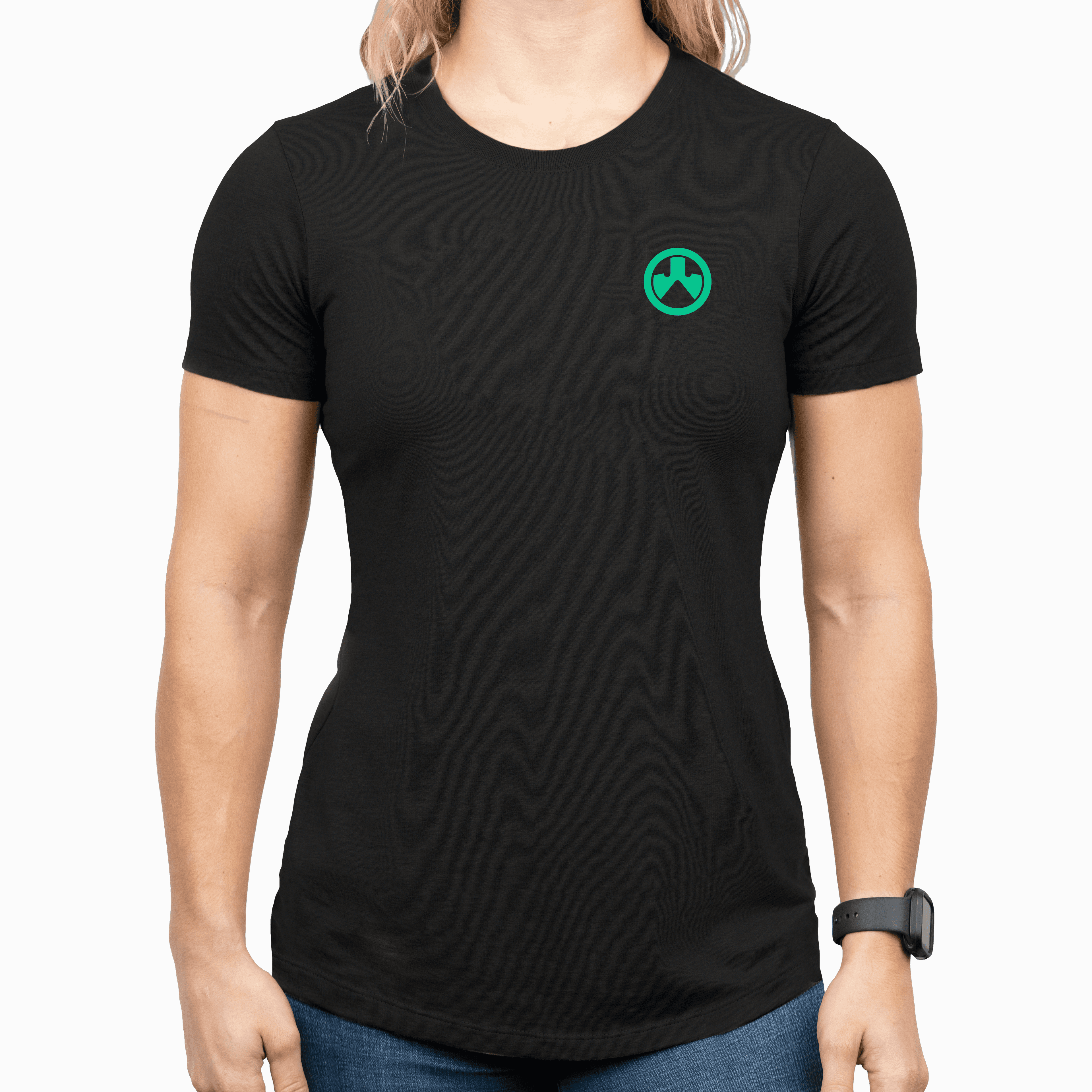 Magpul MAG1340-001-L Groovy Women's Black Cotton/Polyester Short Sleeve Large