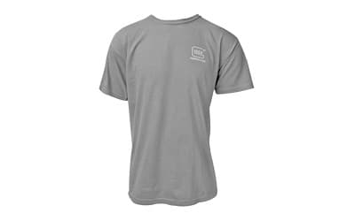 Glock AA75145 Perfection Gray Cotton Short Sleeve Large