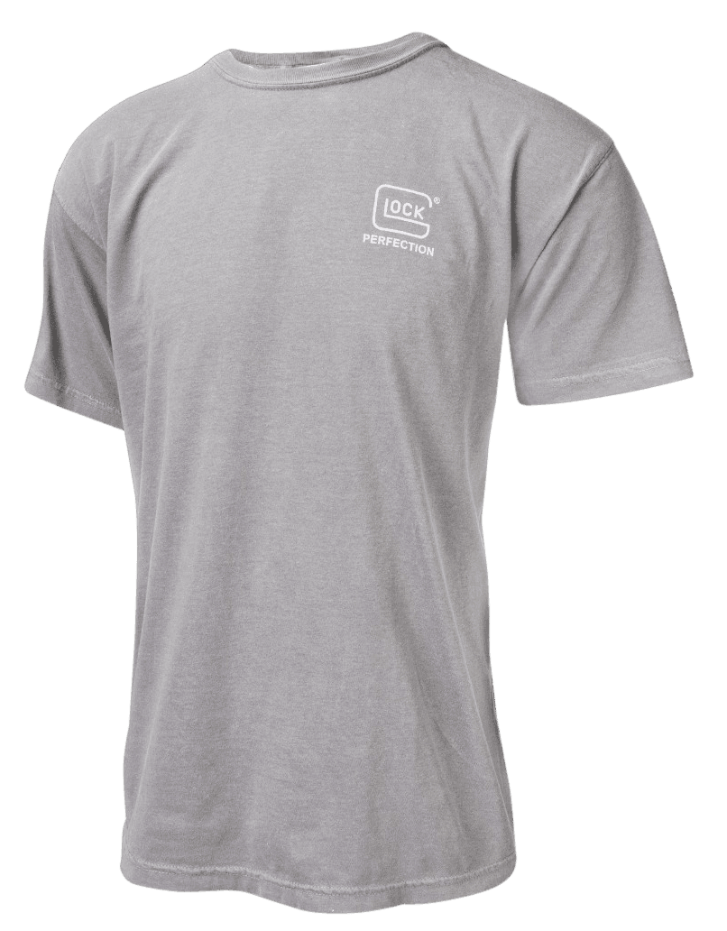 Glock AA75147 Perfection Gray Cotton Short Sleeve 2XL