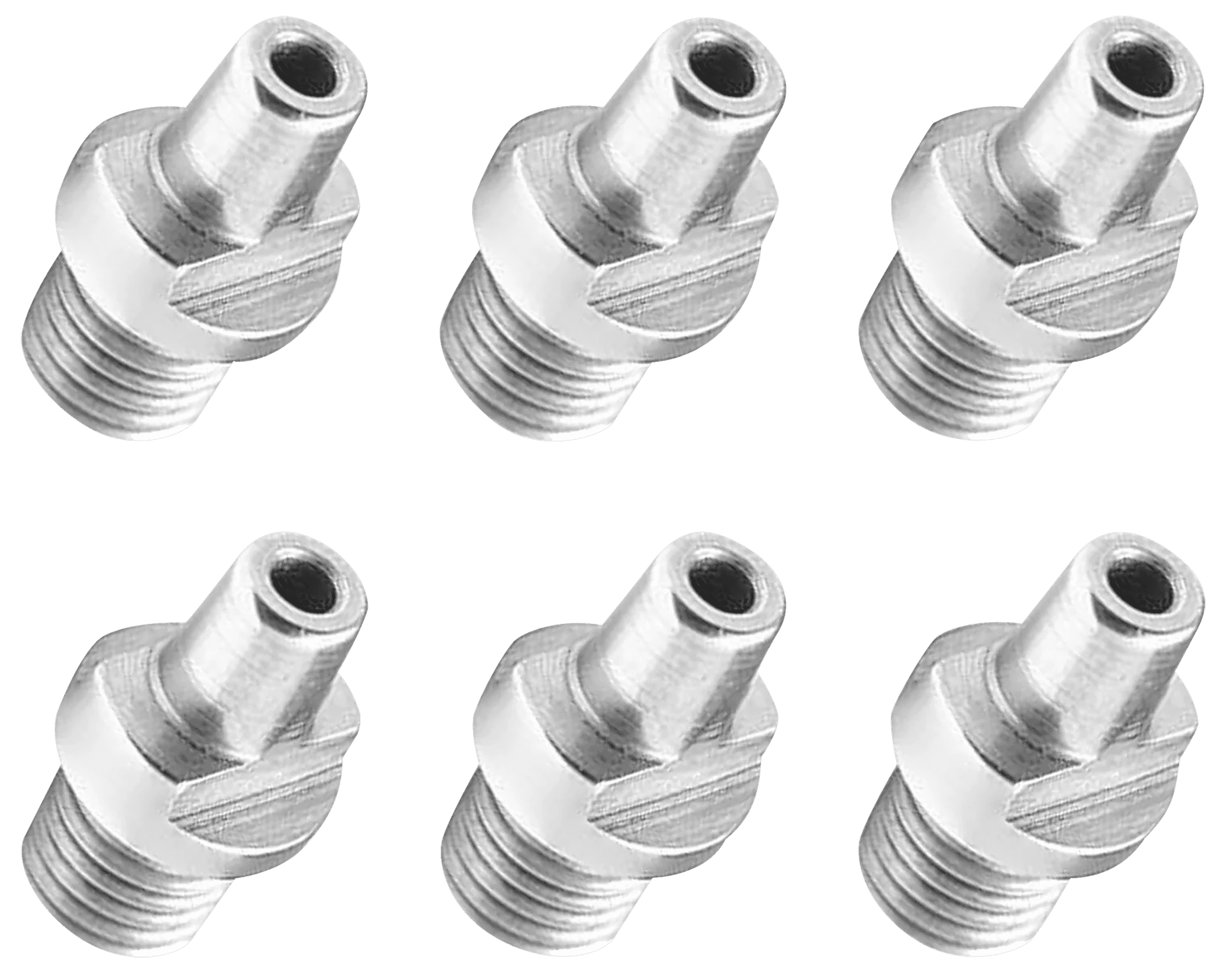 Pietta AC065 Nipples Stainless Steel 6 Pack