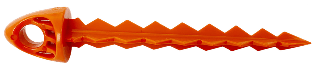 Targettack Llc Targettack Orange Polycarbonate Plastic 3" For Paper/Vinyl Targets 12 Pack
