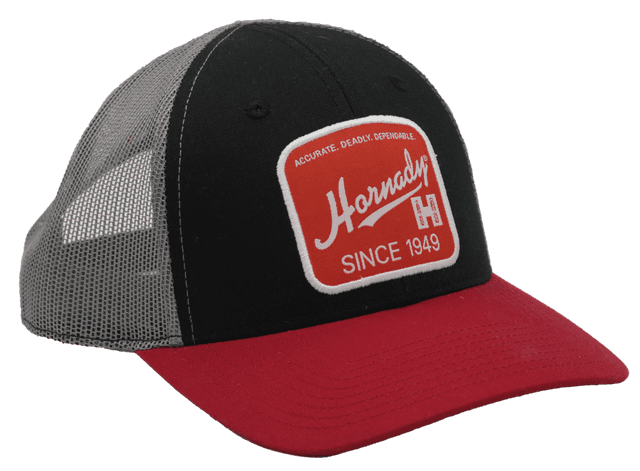 Hornady 99216 Hornady Cap Mesh Cap Black Red