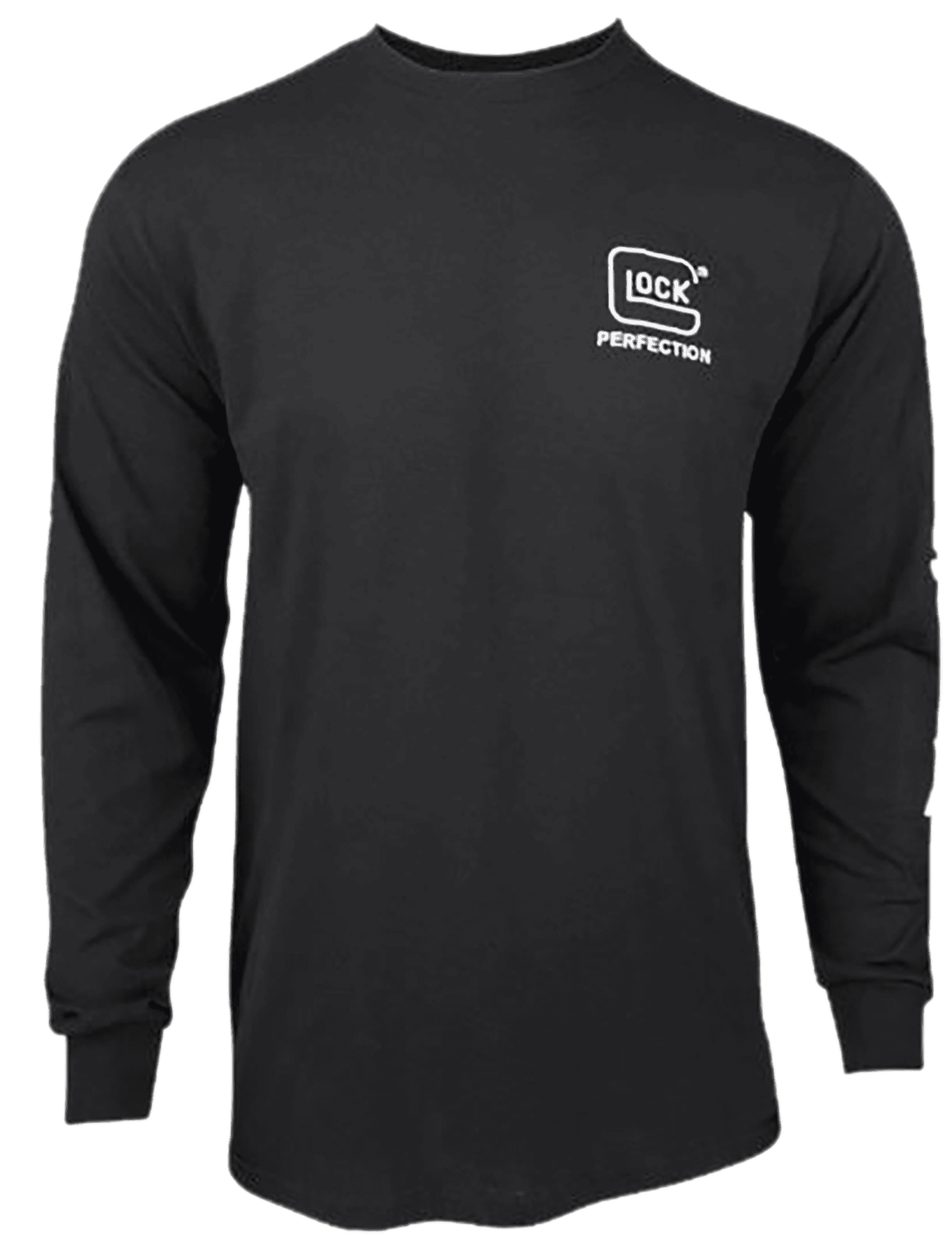 Glock AP96099 Perfection Long Sleeve Tee Black Pre-Shrunk Cotton Long Sleeve Medium