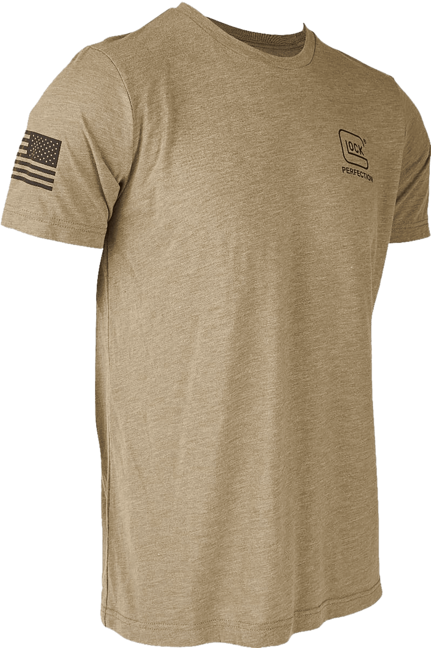 Glock AP96312 2nd Amendment Tee Olive Cotton/Polyester Short Sleeve Small