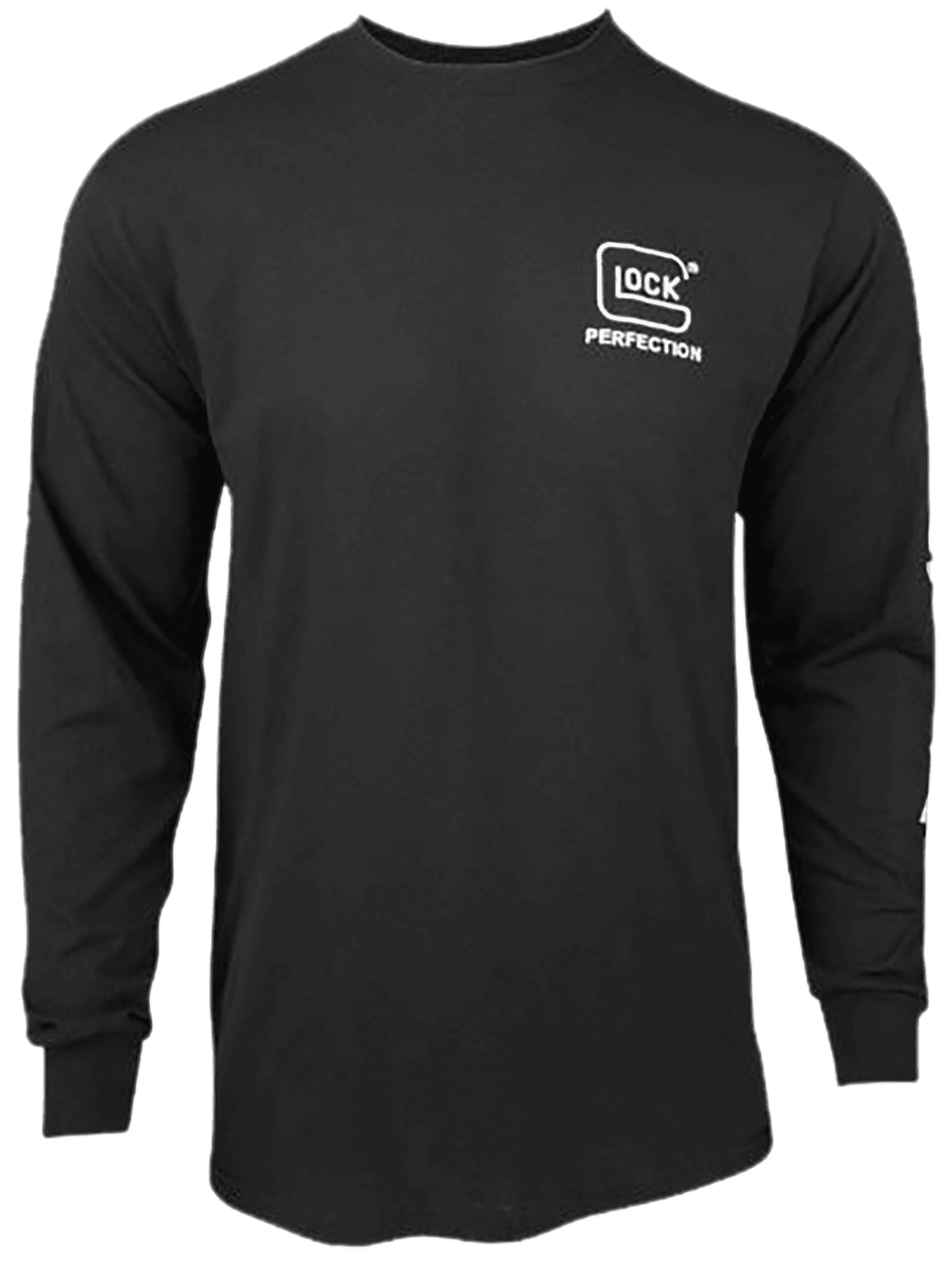 Glock AP96101 Perfection Long Sleeve Tee Black Pre-Shrunk Cotton Long Sleeve XL