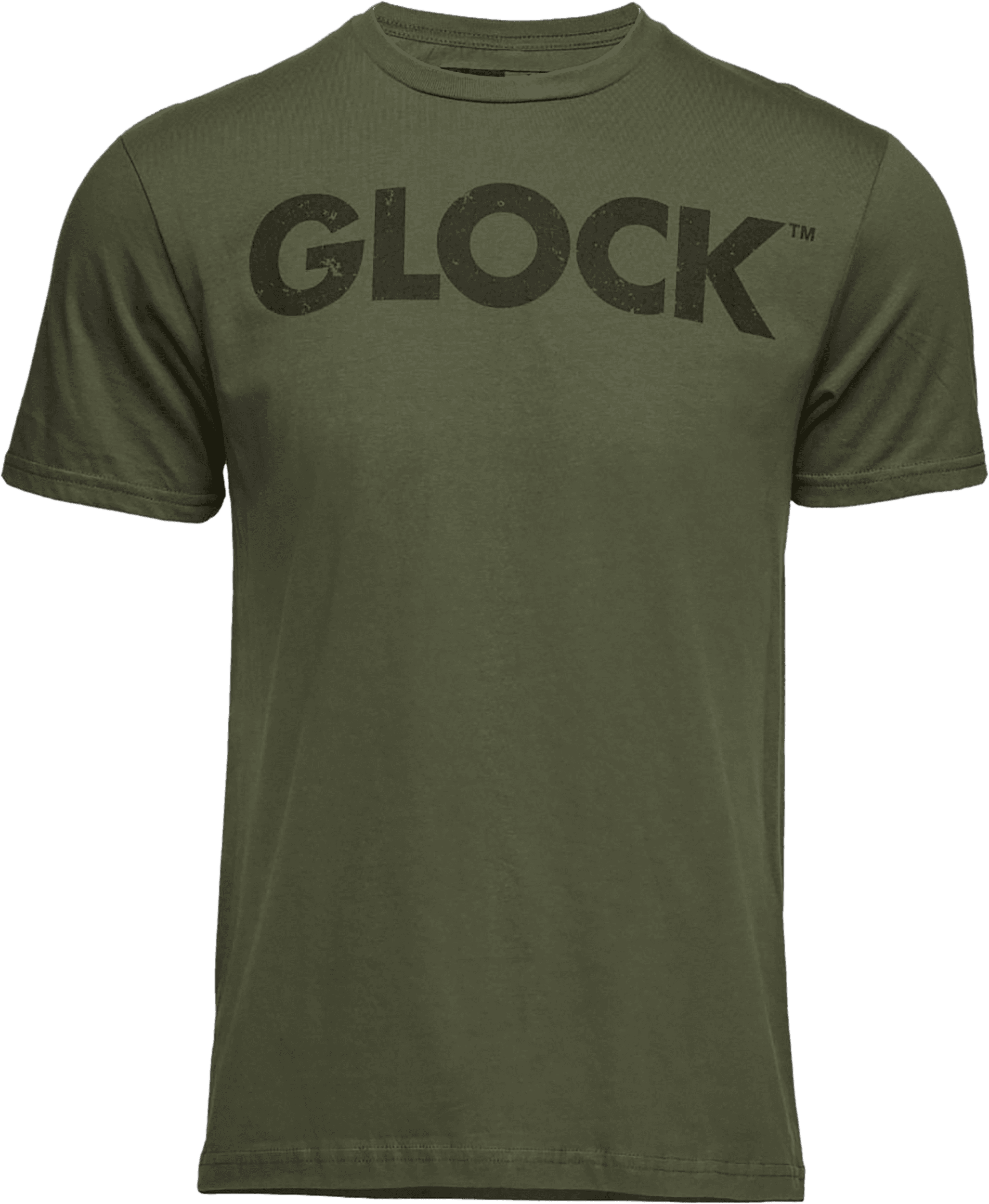 Glock AP96160 Caliber Tee Military Green Ringspun Cotton Short Sleeve 2XL
