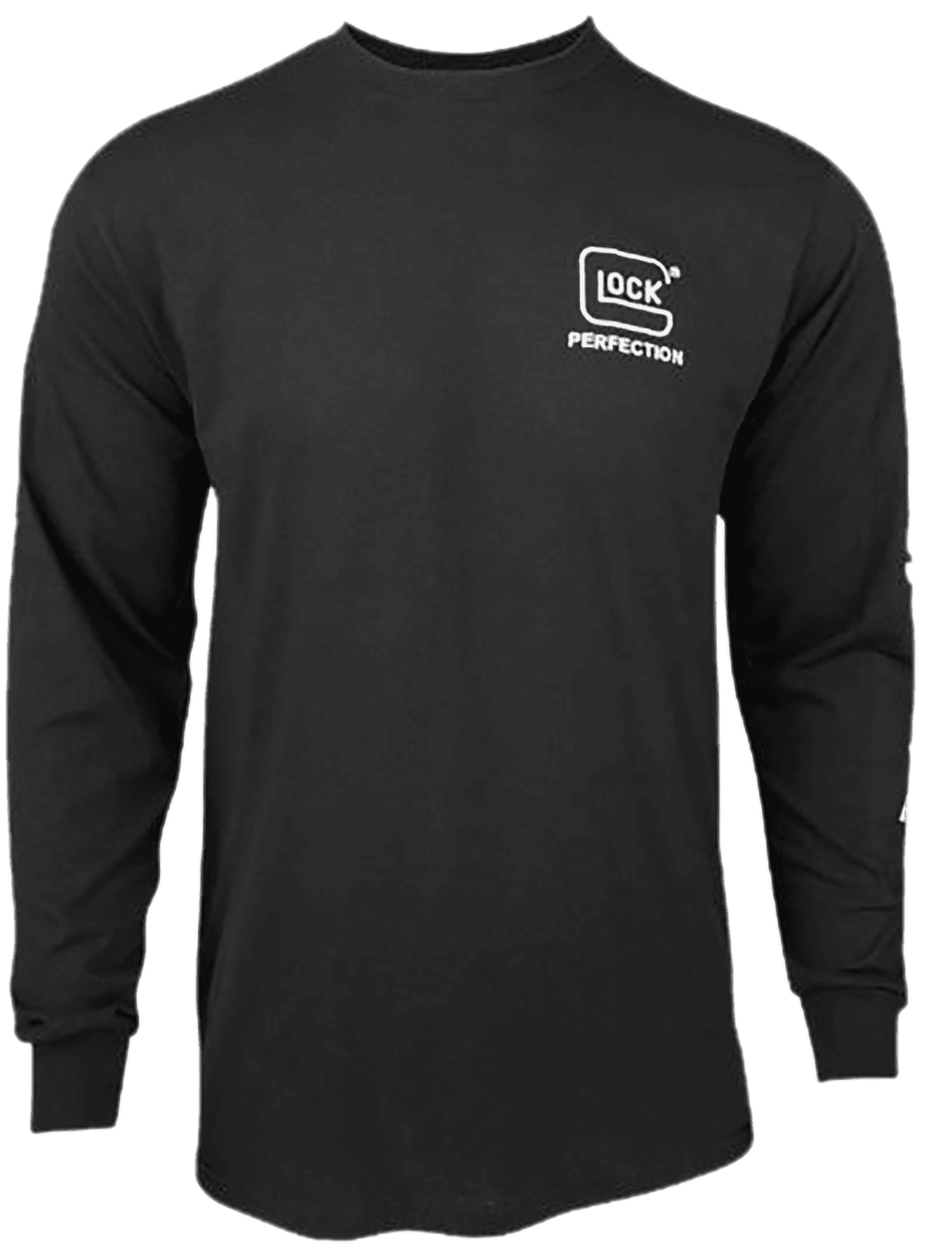 Glock AP96100 Perfection Long Sleeve Tee Black Pre-Shrunk Cotton Long Sleeve Large