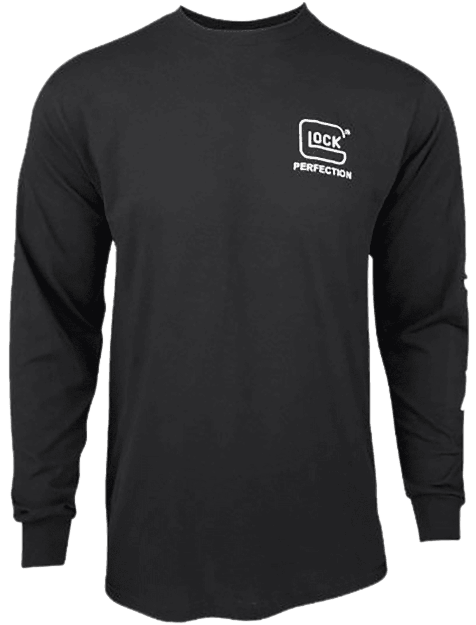 Glock AP96103 Perfection Long Sleeve Tee Black Pre-Shrunk Cotton Long Sleeve 3XL