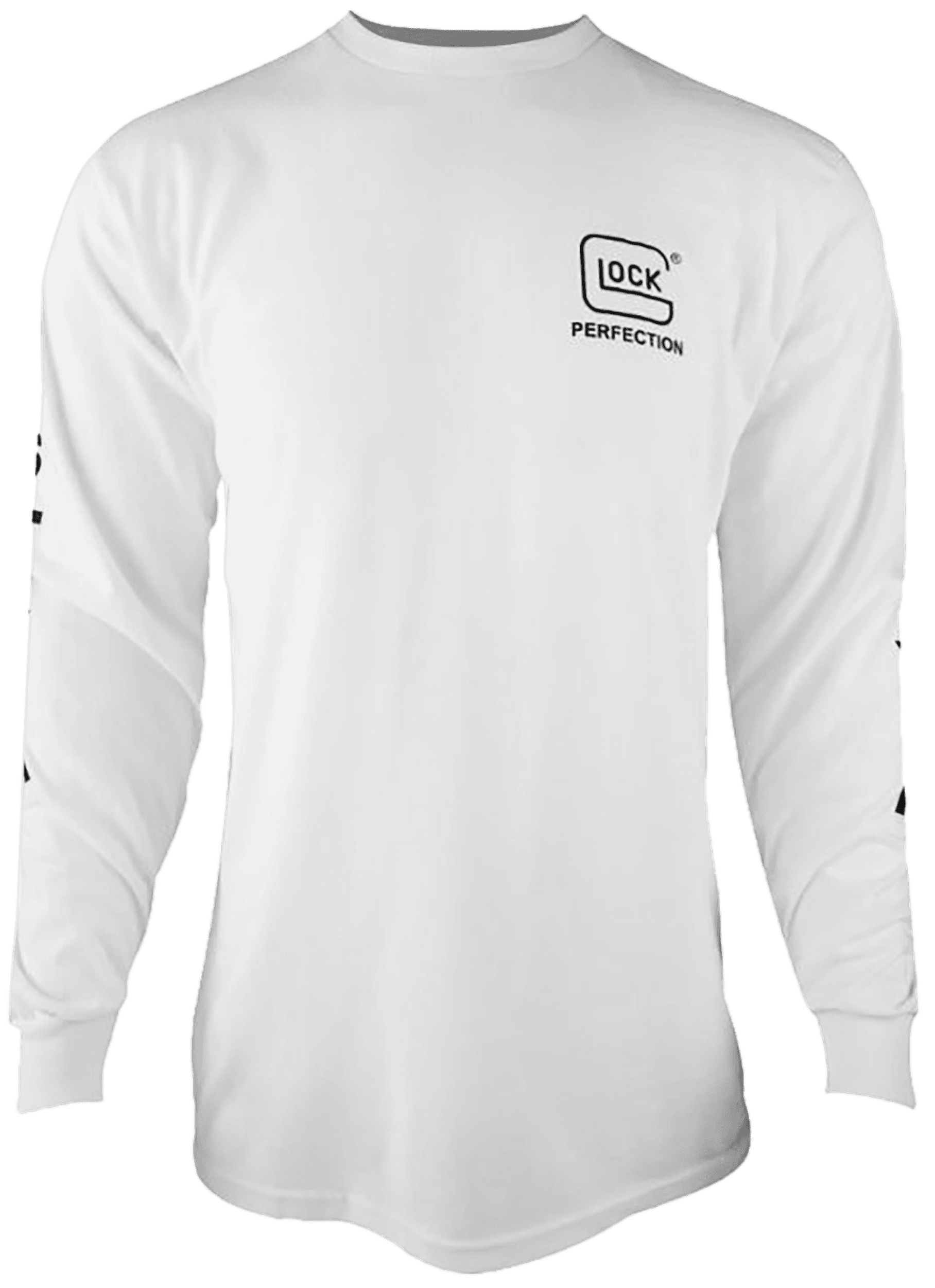 Glock AP96096 Perfection Long Sleeve Tee White Pre-Shrunk Cotton Long Sleeve 2XL