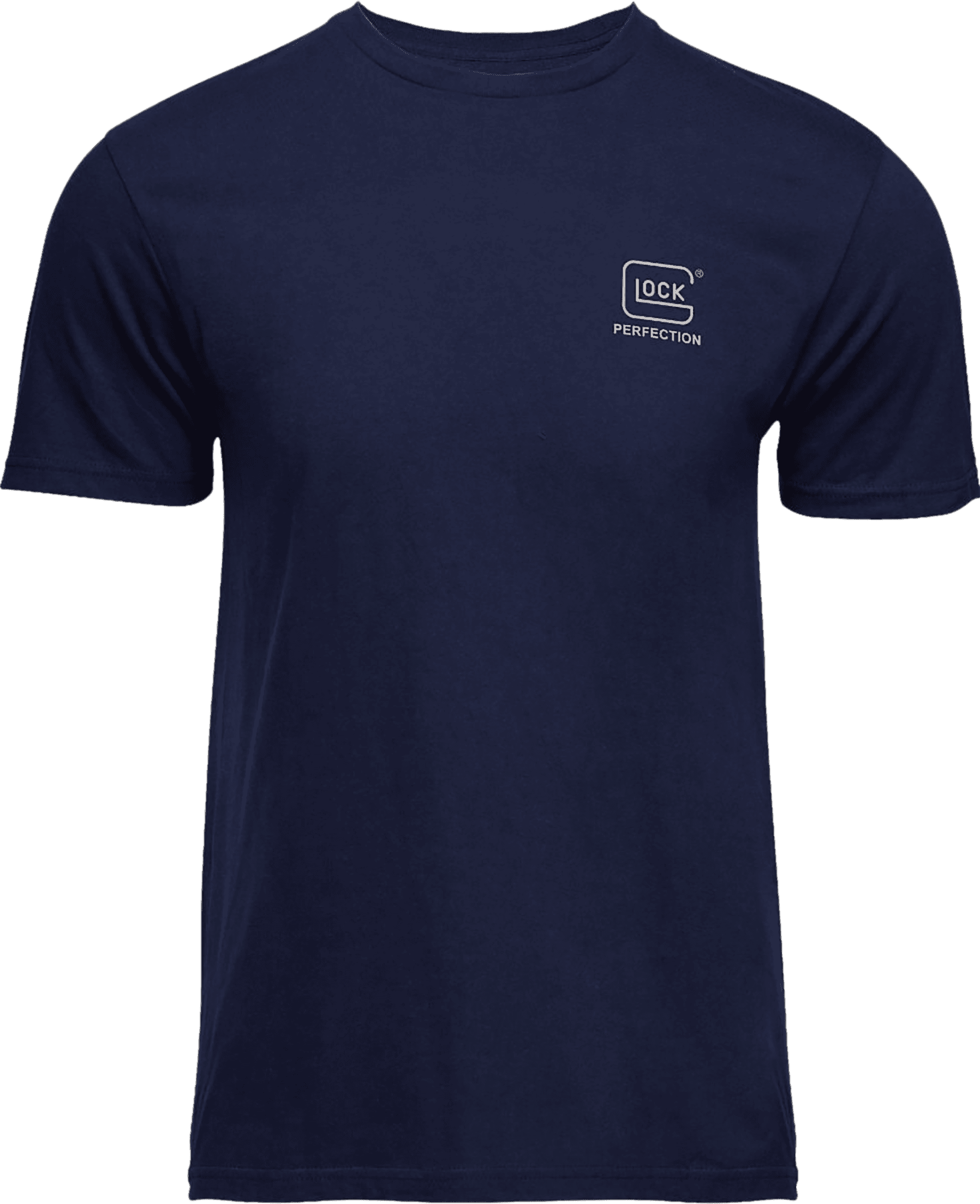 Glock AP96198 Glock Strong Tee Navy Ringspun Cotton Short Sleeve 3XL