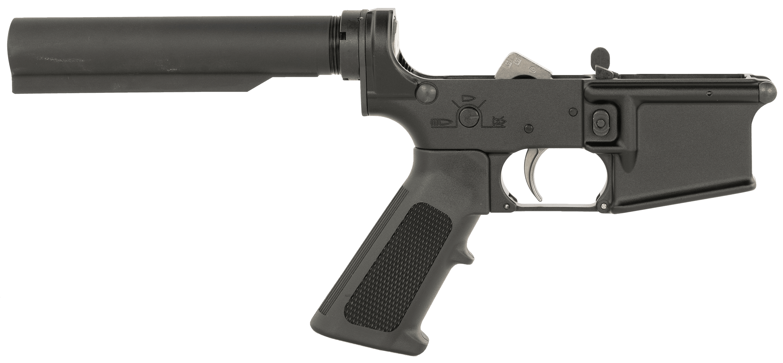 Sons of Liberty Gun Works M4lower MS NS AP 5.56x45mm NATO AR15 Lower Receiver A2 Grip