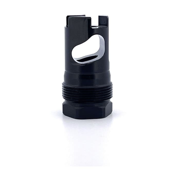Rearden Manufacturing Group RPB Muzzle Brake 0.375 Caliber 1/2-28 Threads Stainless Steel Square Shoulder