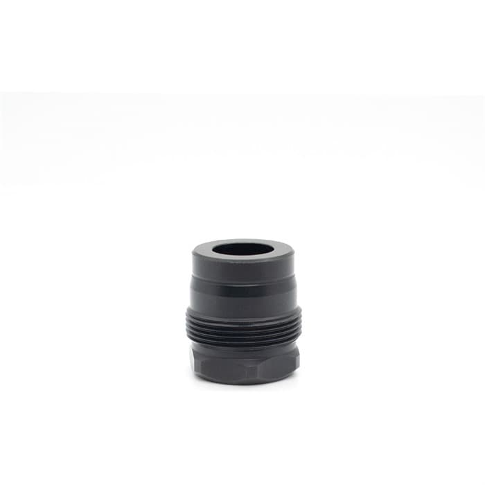 Rearden Manufacturing Group Mini Muzzle Brake 0.4 7/16-28 Thread Square Shoulder Stainless Steel ASR_40 Caliber