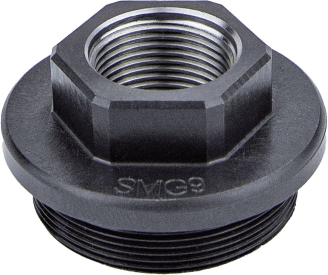 KGM Suppressors SMG9 Direct Thread Adapter 1/2x28 Nitride Steel