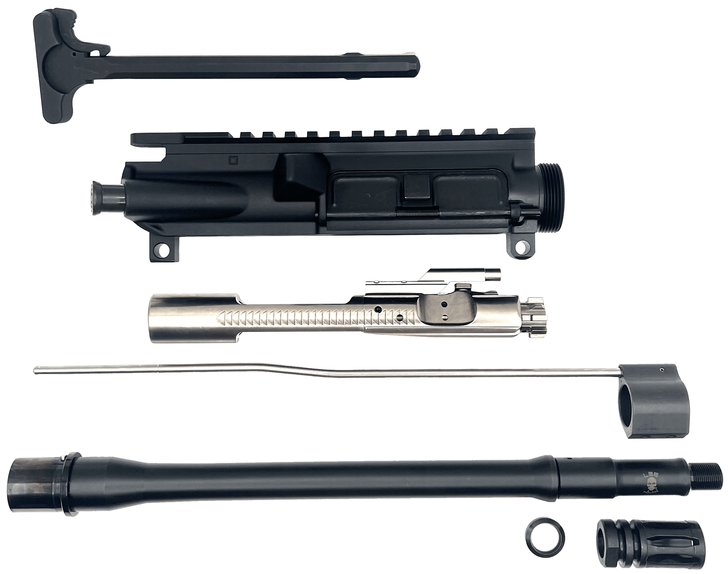 Lbe Unlimited Ar125rbk 12.5in CHF Barrel 223 Rem Pistol Length Upper Build Kit