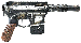 Battle Arms Development BAD-SOLO-BLASTER Solo Blaster 22 LR 10+1 5.38" Silver Optic Ready Slide, 3-Tone Battle Worn Frame, Wood Grip, Custom Muzzle Device