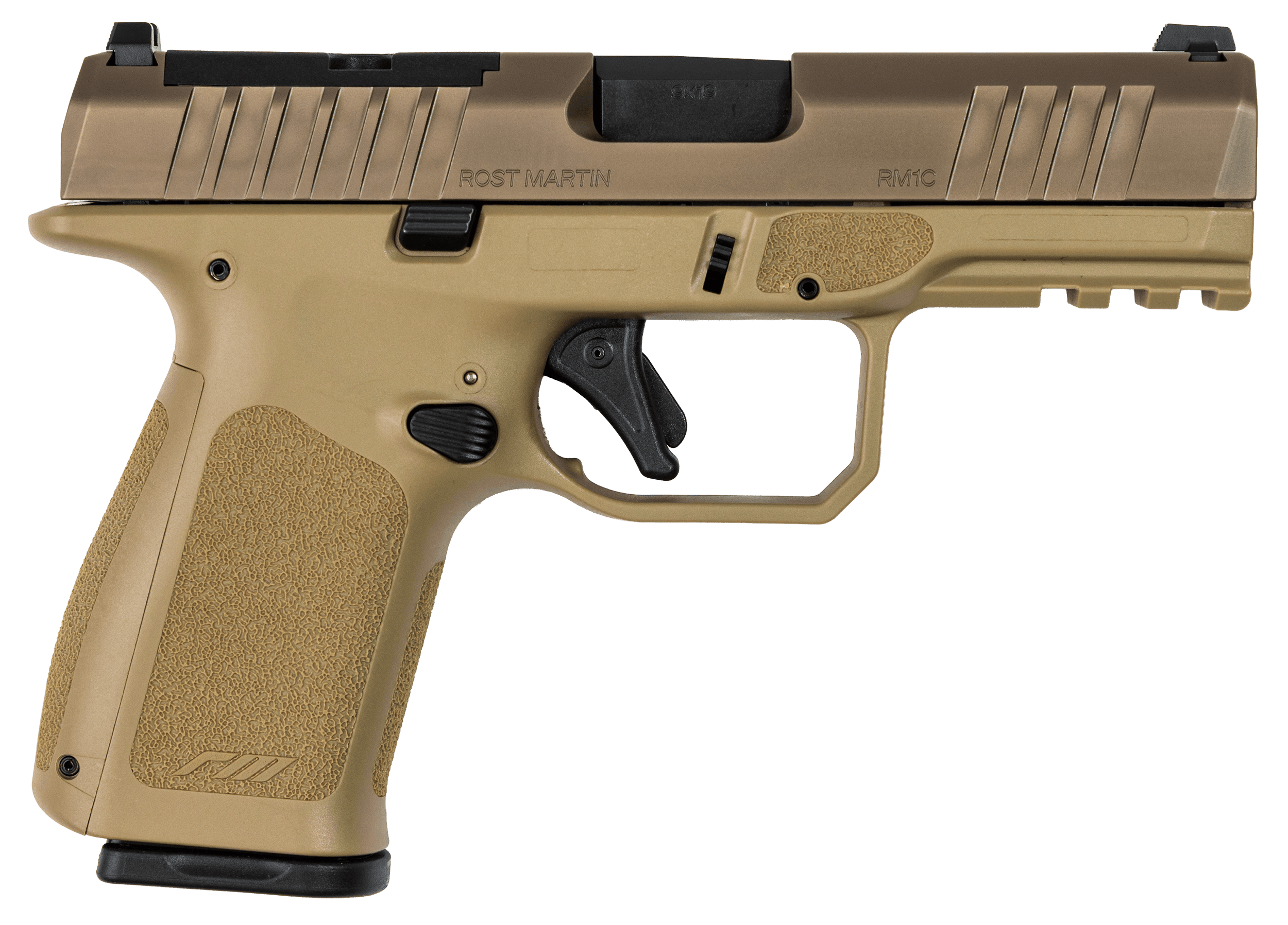 ROS RM1C 9MM BLK 15/17RD RR