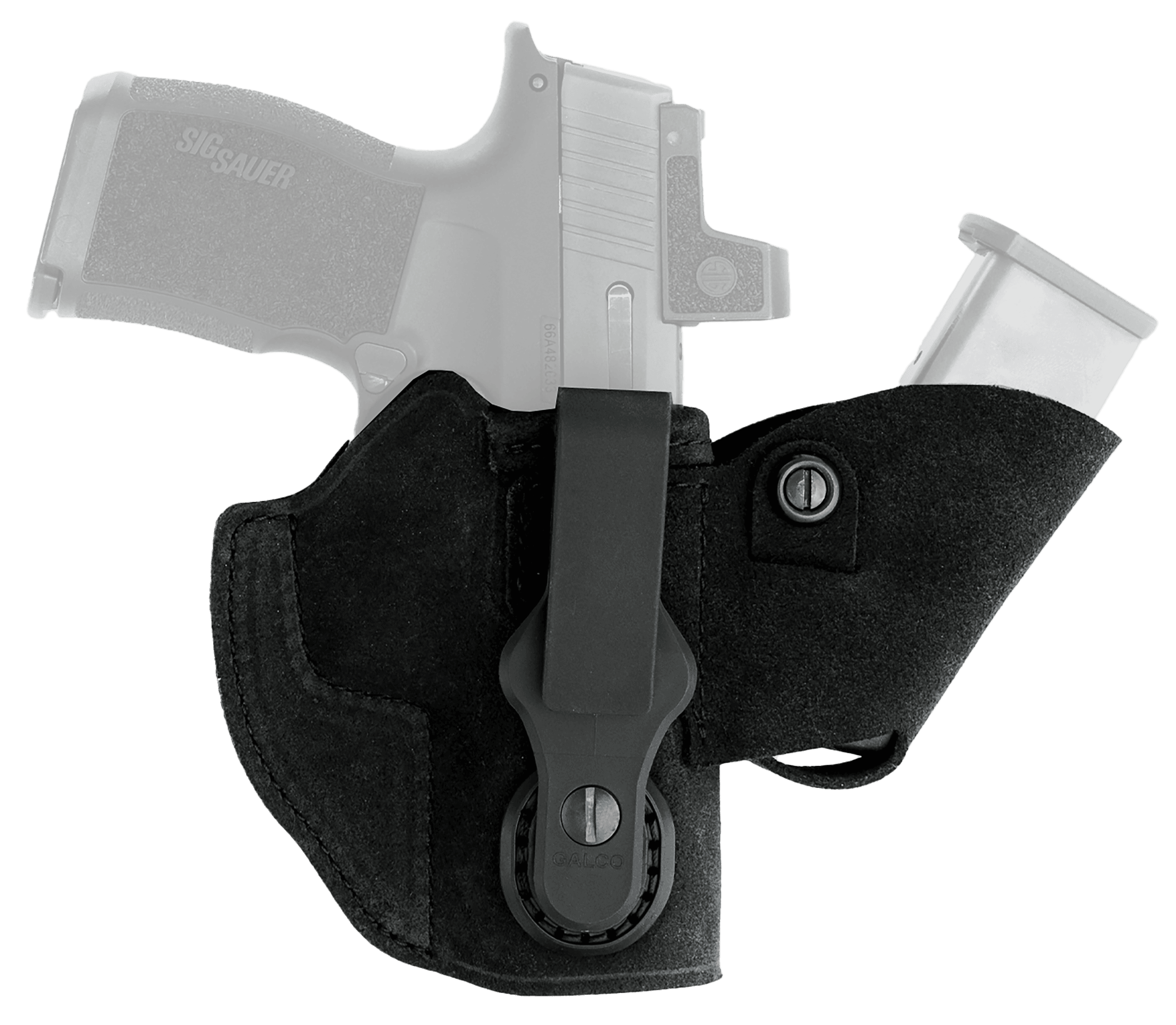 Galco WK3-800RB Walkabout 3.0 Strongside/Crossdraw IWB Black Steerhide Fits Glock 43 Ambidextrous